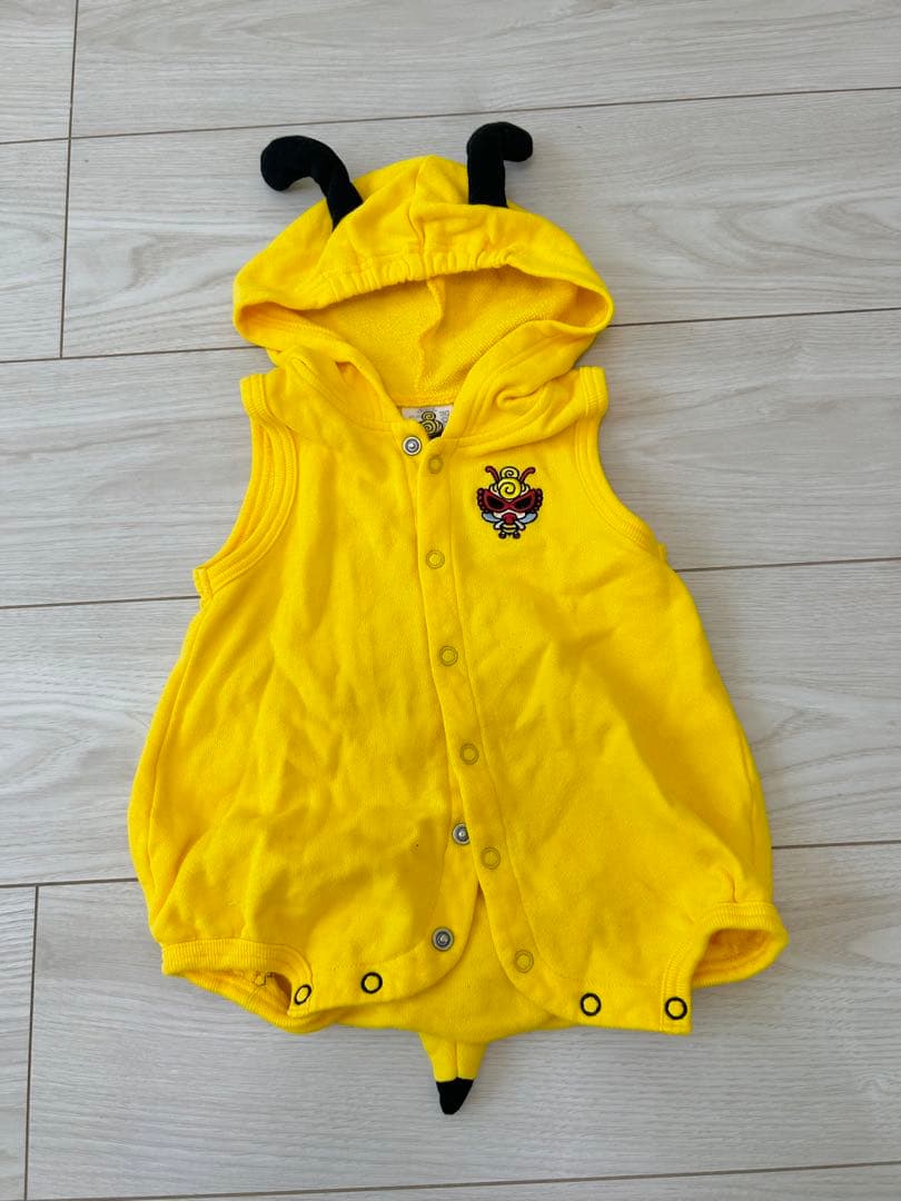 【ほぼ未使用HYSTERIC GLAMOUR】蜂デザインロンパース /80cm