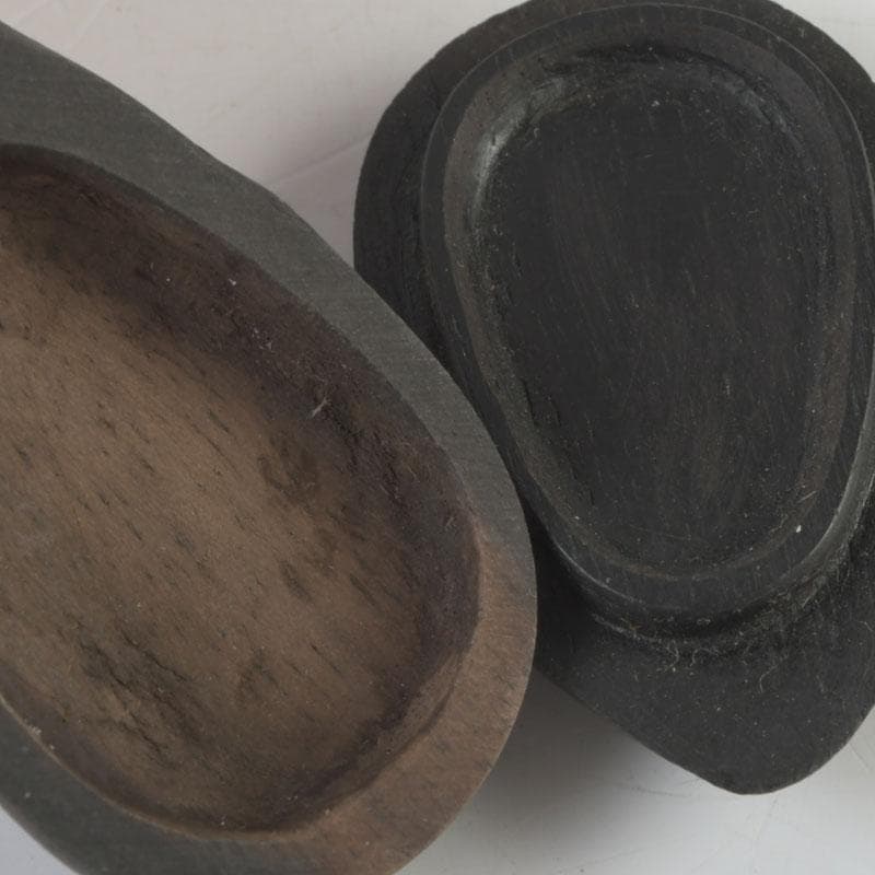 茶道具 瓢介作 黒柿 茄子香合 2点 共箱 V 9543 - メルカリ