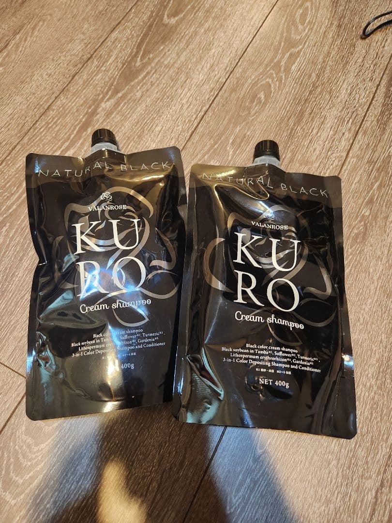 バランローズ KUROクリームシャンプー ナチュラルブラック 400g×2 バランローズ KUROクリームシャンプー 400g×2本 バランローズ