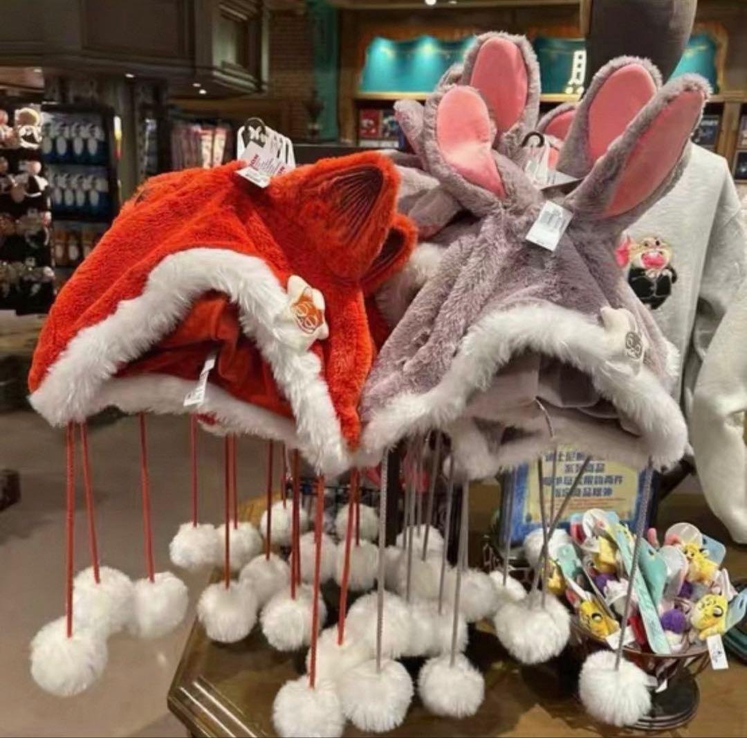 上海ディズニー 限定ズートピア ニック ジュディ ファンキャップ 帽子2