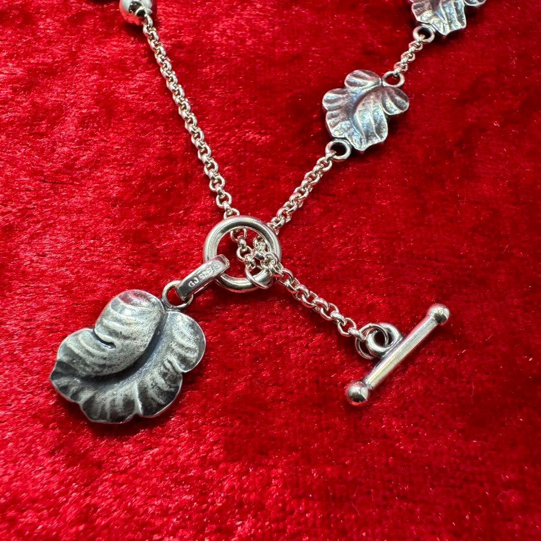 GEORG JENSENジョージジェンセン リーフデザイン ネックレス