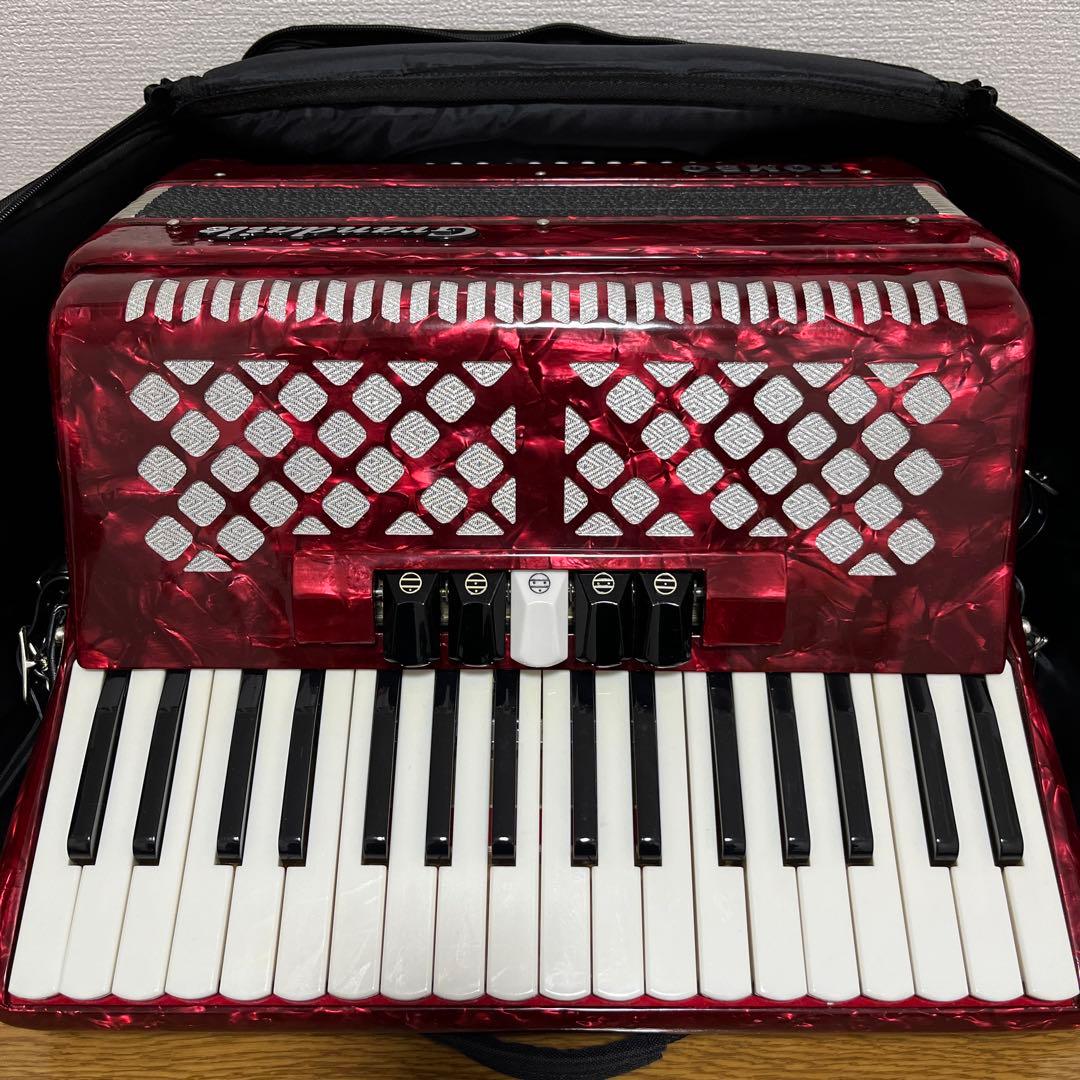 トンボ Grandaile GT-60B アコーディオン ケース付き Amazon | TOMBO トンボ アコーディオン 独奏用 GT-60B コスモグレー