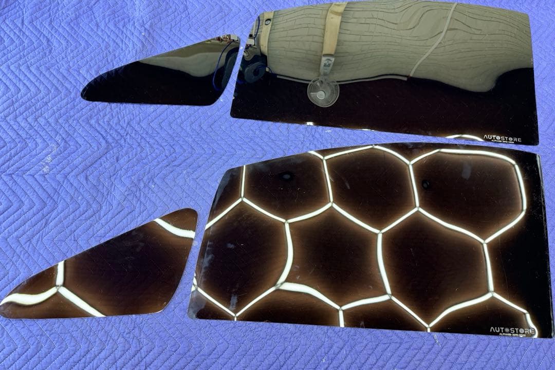 アルファード30 ヴェルファイア30 スモークフィルム風サンシェード