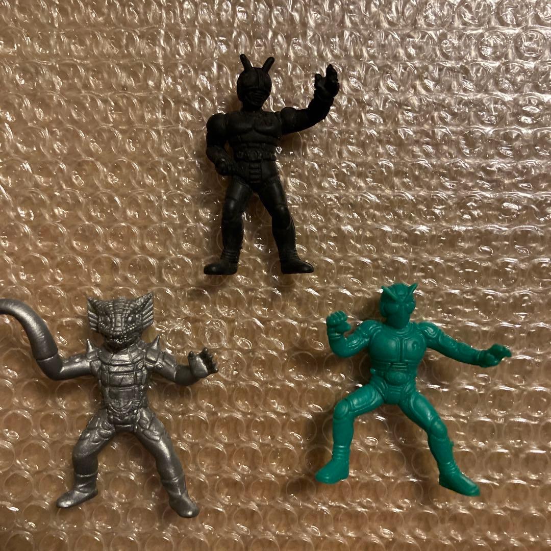 仮面ライダー消しゴム 仮面ライダー100 1994年製 レトロ商品 3点セット