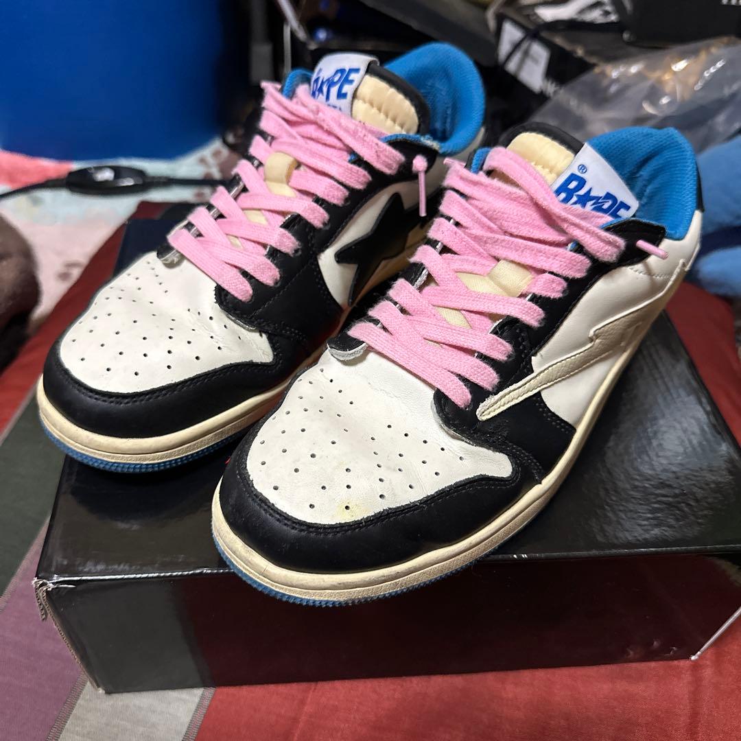 靴 Travis Scott Air Jordan1 Bape Sta