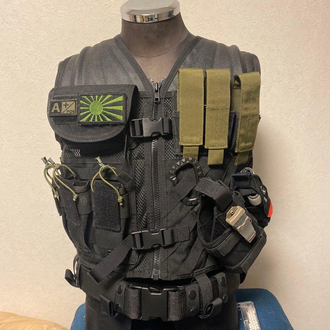 Condor タクティカルベスト ハイドレーションバックパック付き セットアップ