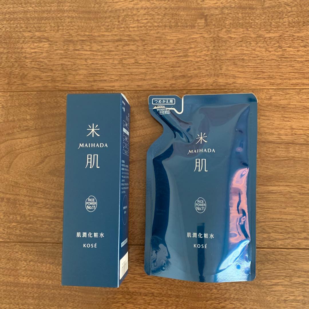 米肌　肌潤化粧水　本体＆つめかえ用セット