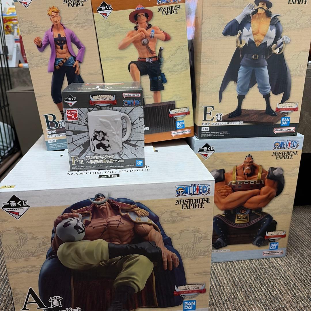 一番くじ 白ひげ海賊団オヤジと息子たち コンプリートセット