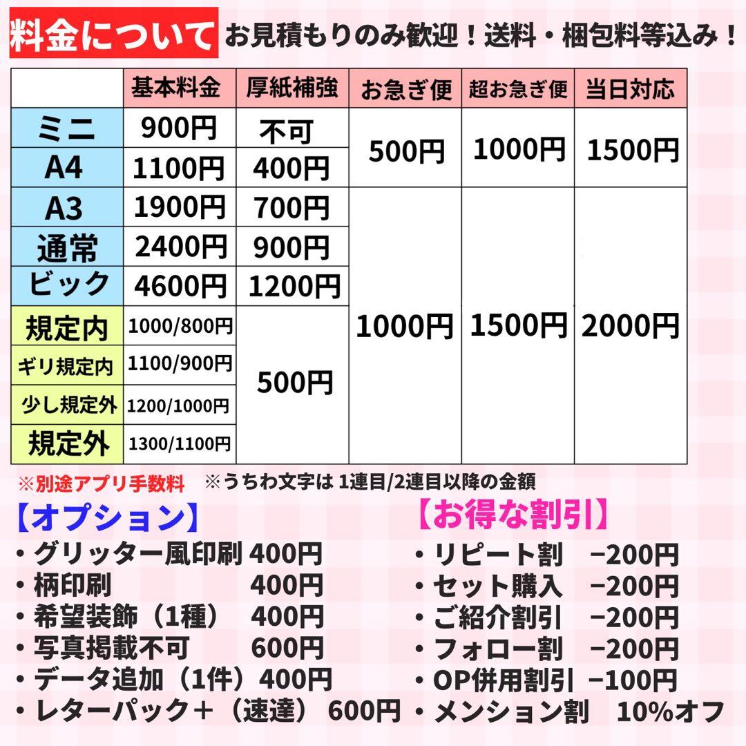 しぴ様専用【リピ割】 連結うちわ文字 文字パネル うちわ文字 - メルカリ