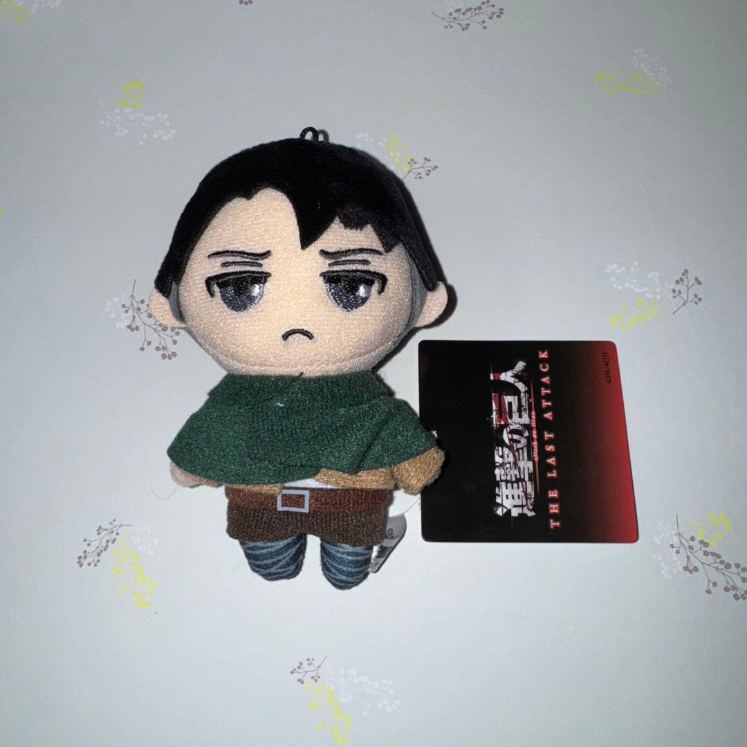 進撃の巨人 完結編 映画 グッズ ぬいぐるみキーホルダー リヴァイ