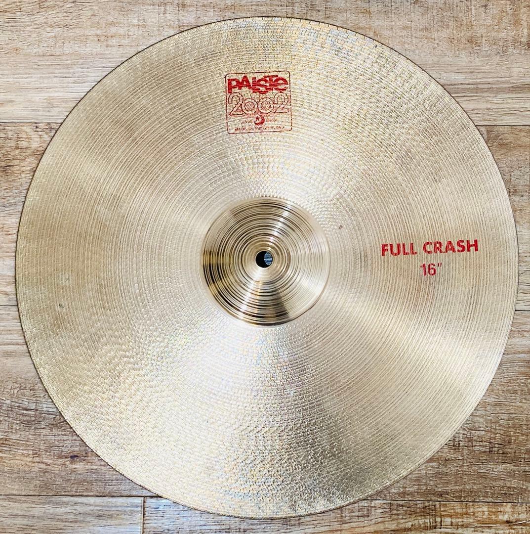 【希少】値下】Paiste 2002 Full Crash 16\