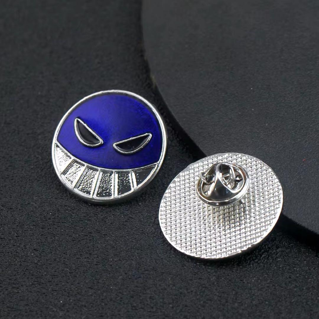 ONE PIECE】ポートガス・D・エース 帽子ニコニコマーク【ピンバッジ