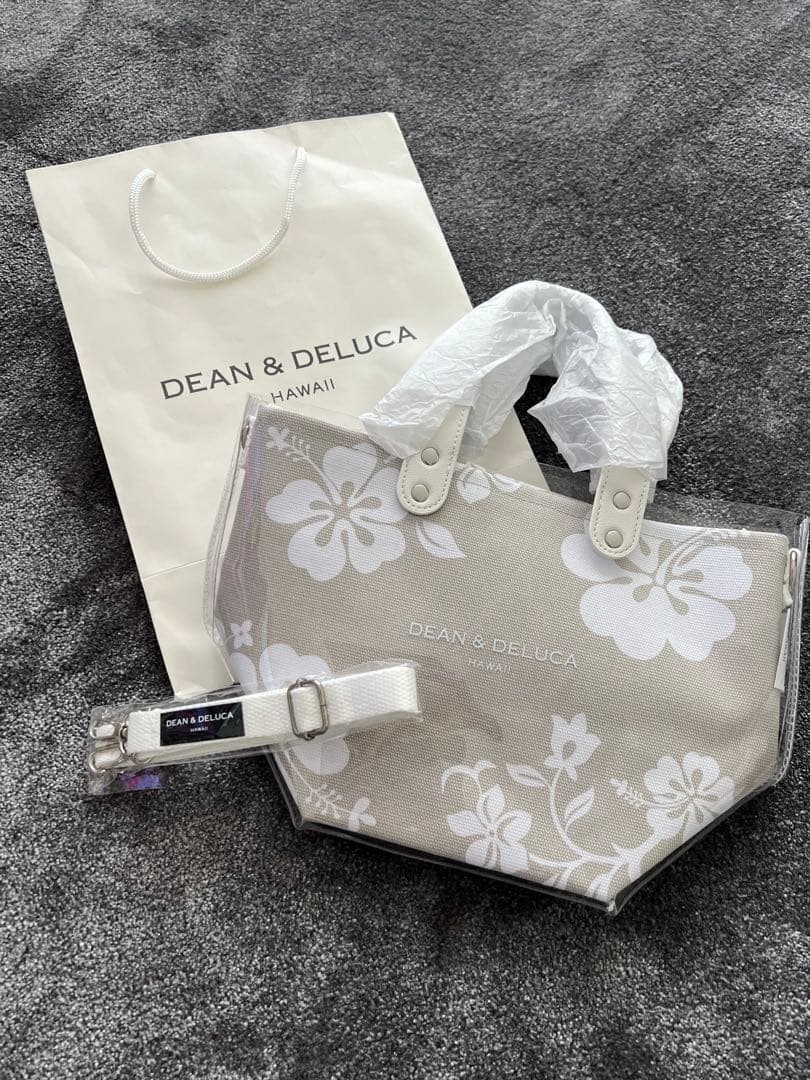 DEAN & DELUCA フラワープリントエコバッグ