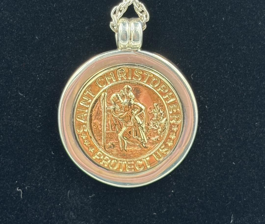 ティファニー セントクリストファー ネックレス 750/925 約14.3g