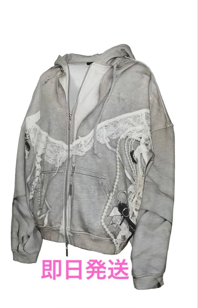 theredthread print hoodie 2 toys gray - メルカリ