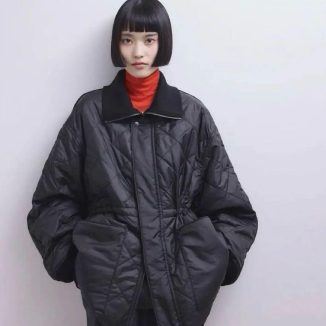 ADAM ET ROPE' FEMME リバーシブルドロストキルティングブルゾン