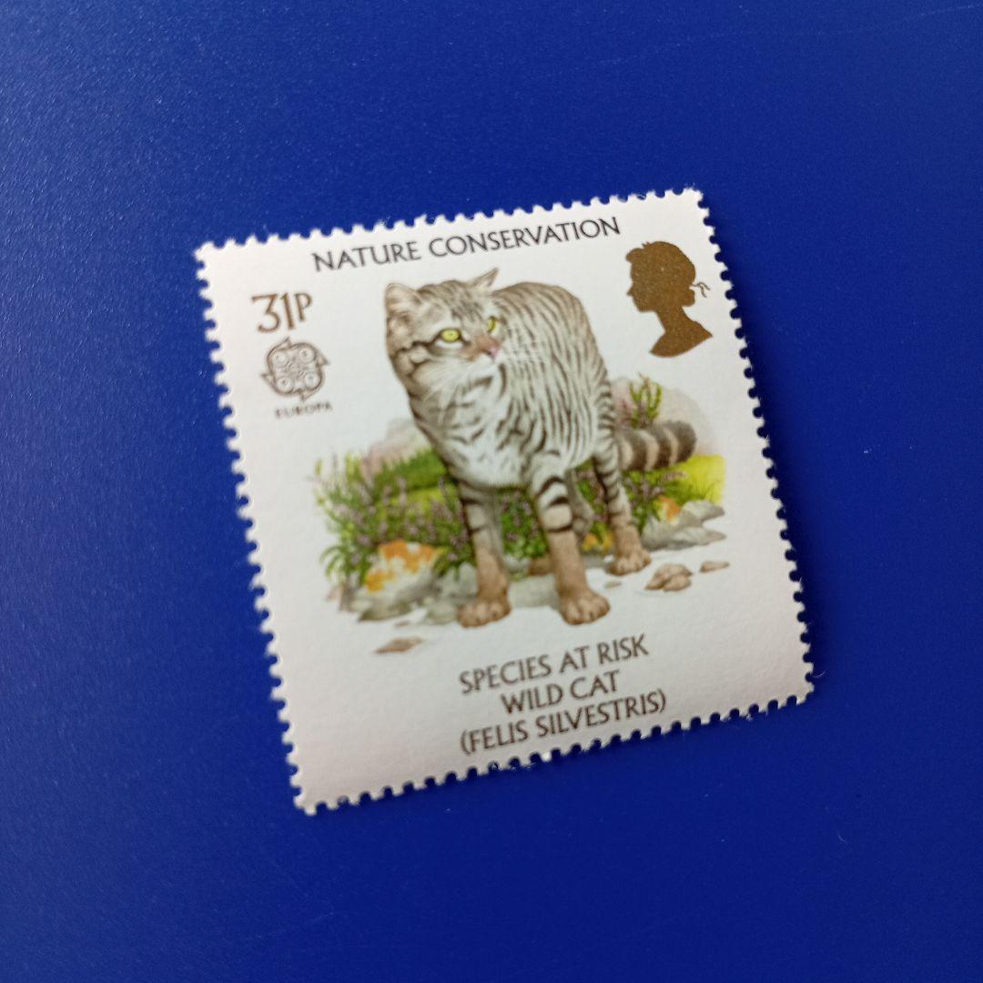 9602 外国切手 イギリス 自然保護 絶滅危惧種 動物 4V - メルカリ