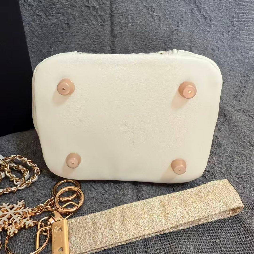 最終値下げ非売品 CHANEL ノベルティ ネイビー ツイード バケット