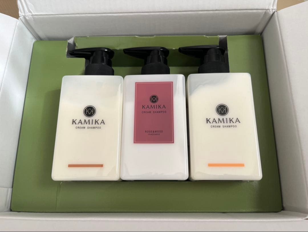 KAMIKA クリームシャンプー 3本セット　値下げ中
