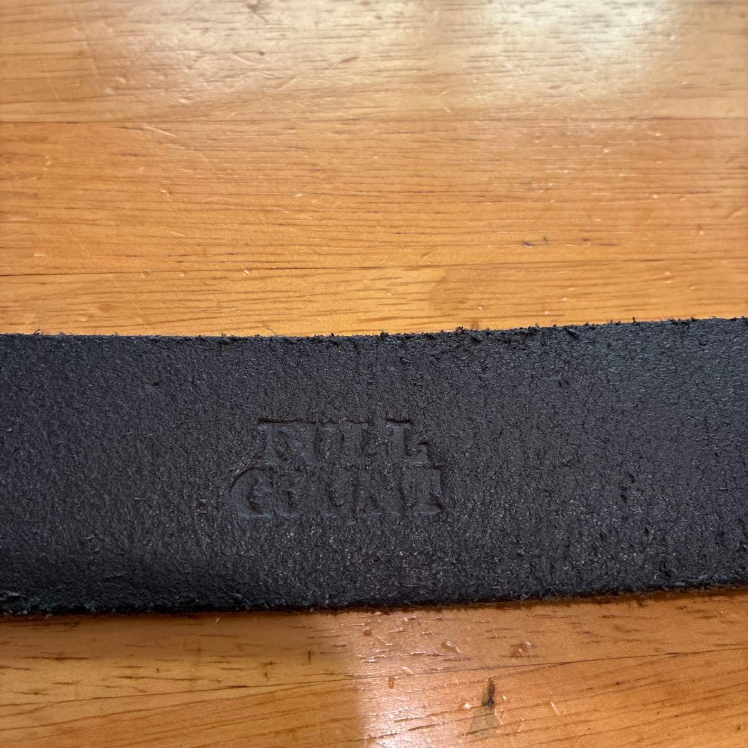 フルカウント 銀泥メッキ ワイルドレザー ギャリソンベルト サイズ32