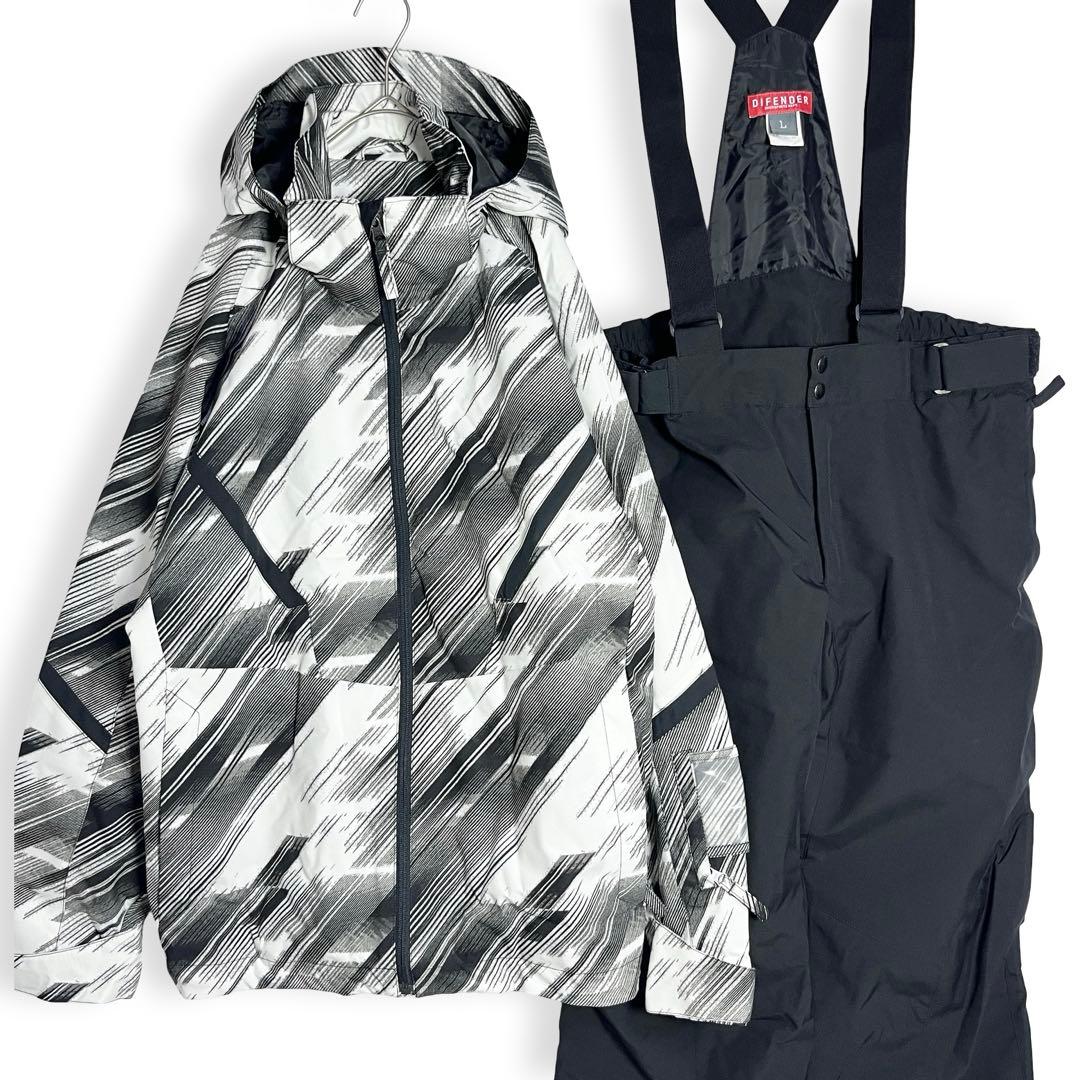 ＨK4083♪極美品✨WINDEX ディフェンダー スノボ スキーウェア
