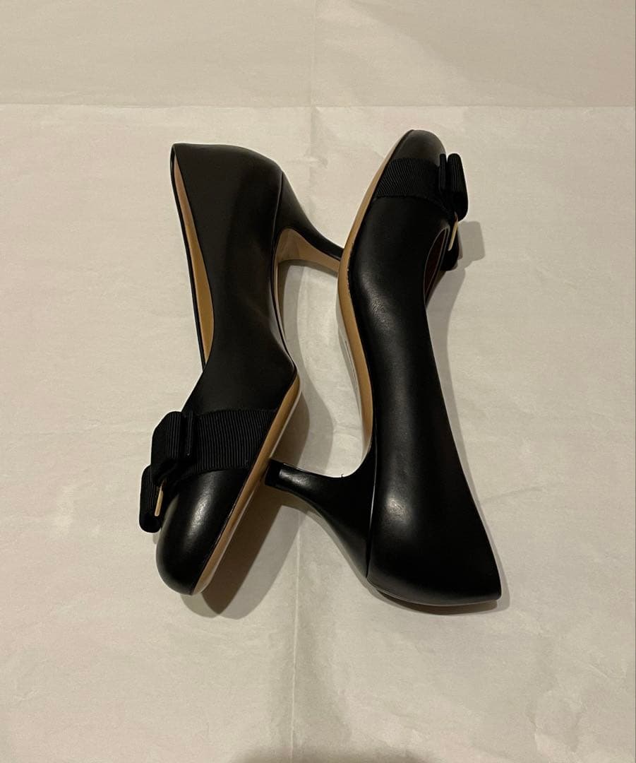 Ferragamo CARLA ハイヒール パンプス ブラック 23.5cm