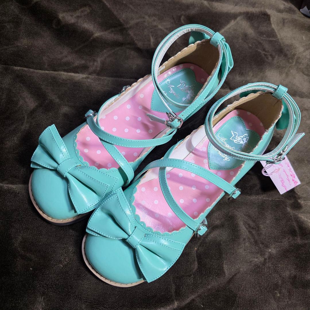 Angelic Pretty ティーパーティーシューズ　ミント