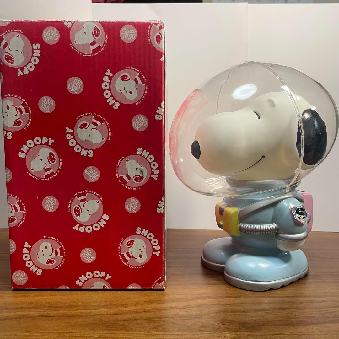 【未使用/廃盤】宇宙服スヌーピー ソフビ レトロ 貯金箱 箱付き 60s 60年代 スヌーピー アストロノーツ ポケットドール 宇宙服 NASA