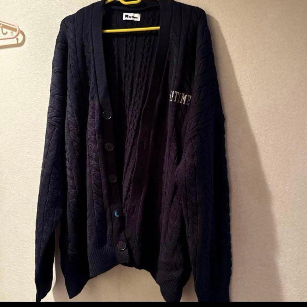 Naptime ニットカーディガン-BLACK