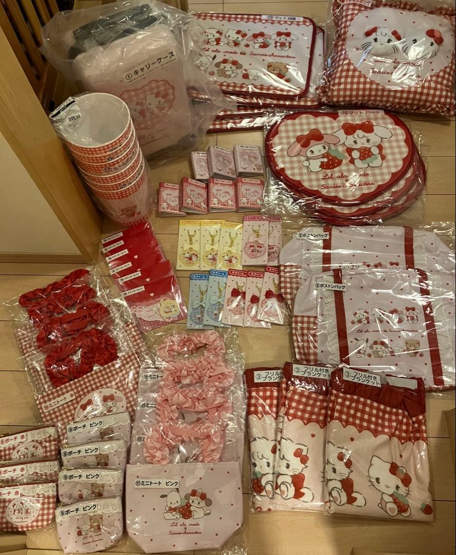 リルアラモード×サンリオキャラクターズ 当たりくじ 57個＋ラストワンまとめ売り