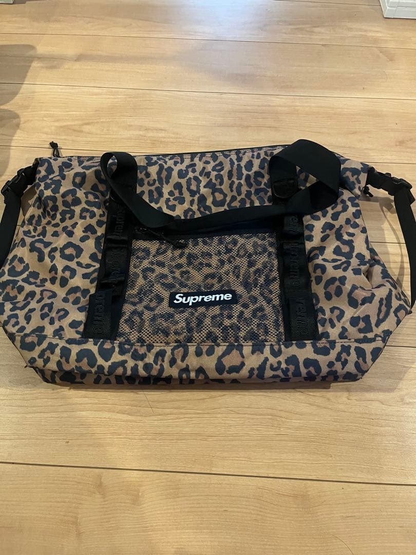 【美品】2020AW Supreme ヒョウ柄 レオパードジップ トートバッグ
