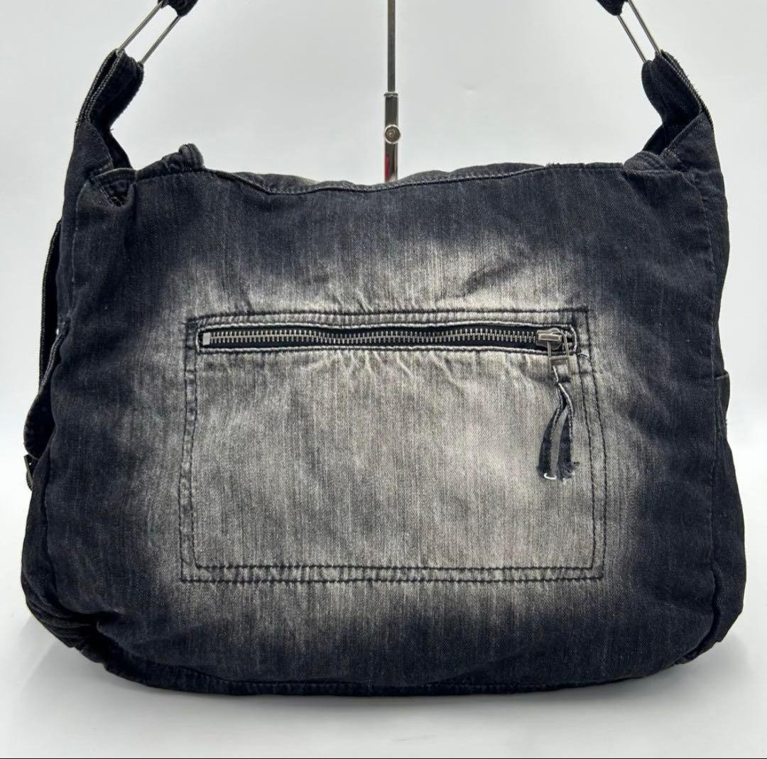 美品】Jaded London ショルダーバッグ デニム メッセンジャーバッグの