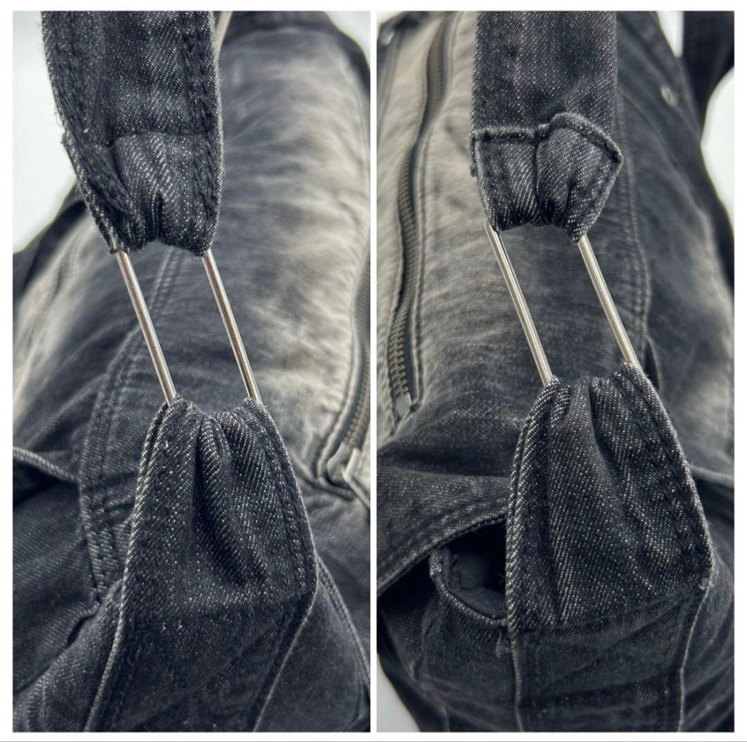 美品】Jaded London ショルダーバッグ デニム メッセンジャーバッグの