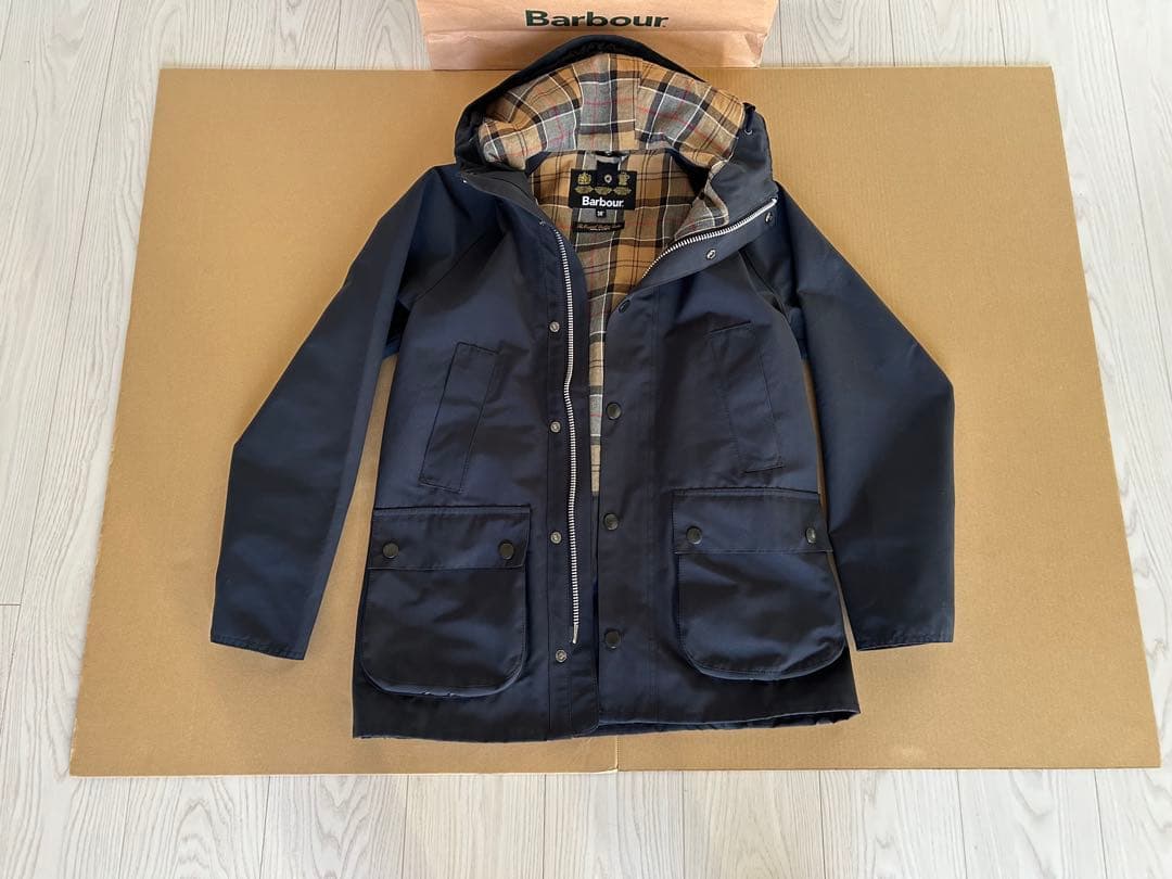 バヴァー Barbour ネイビー ジャケット ノンオイル　Hooded 36 Barbour Hooded Utility Spey Jacket Navy | The Sporting Lodge