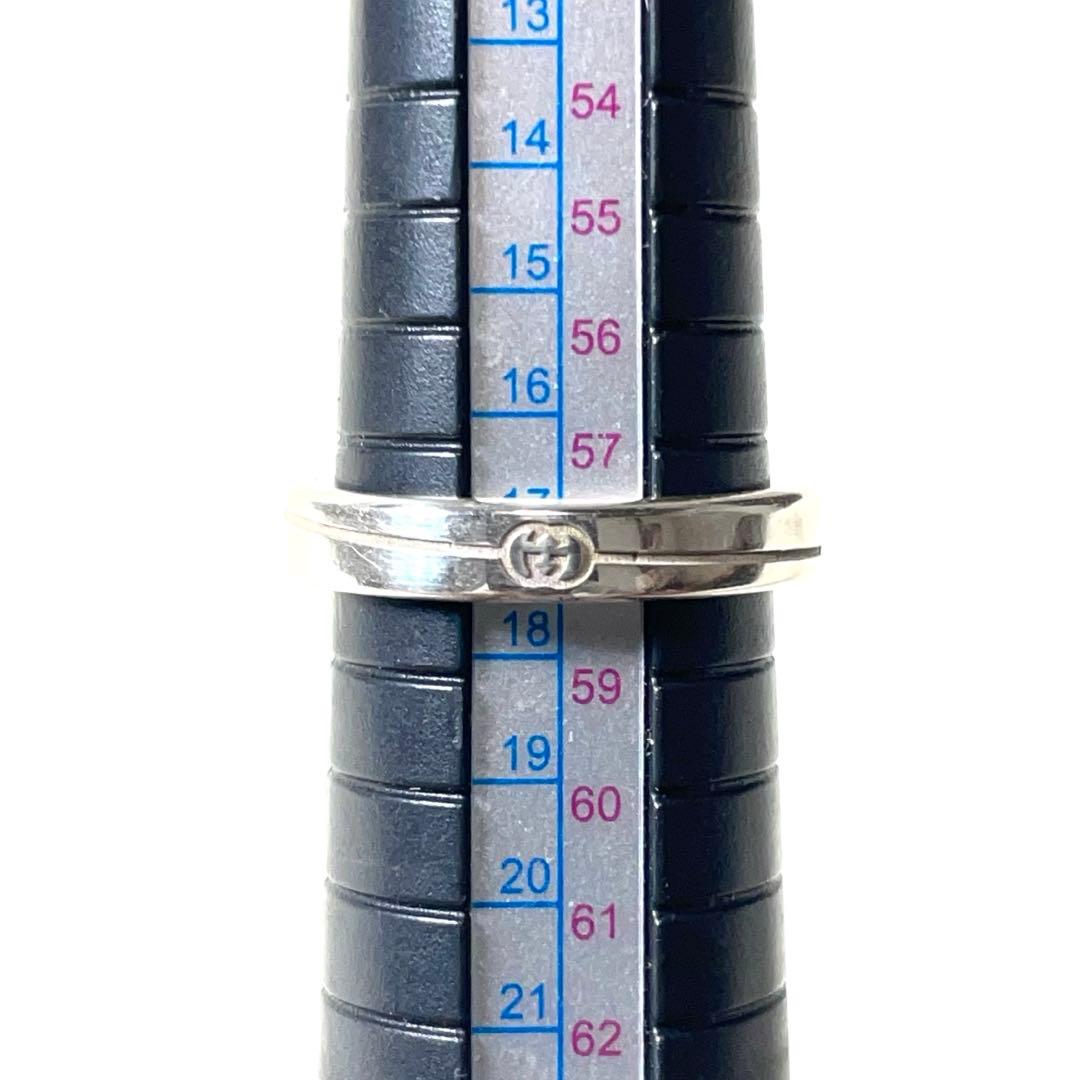 GUCCI』 指輪 グッチ ダイアゴナル リング 18号