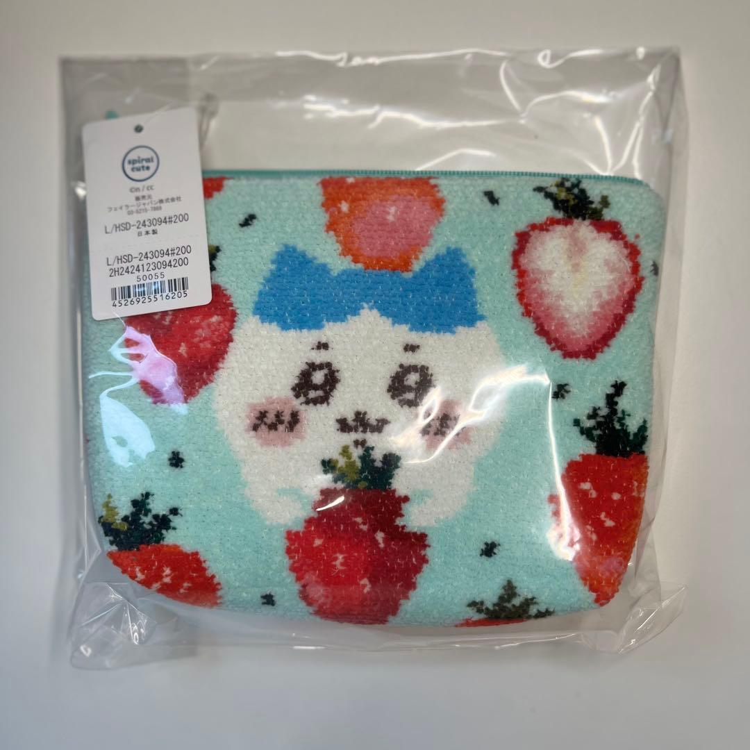 【新品未開封】フェイラー ちいかわ ハチワレ ストロベリードット ポーチ（大） ちいかわ」初コラボの全21商品。ラブラリー バイ フェイラーから刺繍