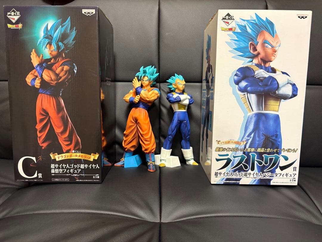 一番くじ ドラゴンボール メモリーズ C賞 孫悟空 ラストワン ベジータ 開封品 一番くじ ドラゴンボールメモリーズ C賞 超サイヤ人ゴッド超サイヤ人