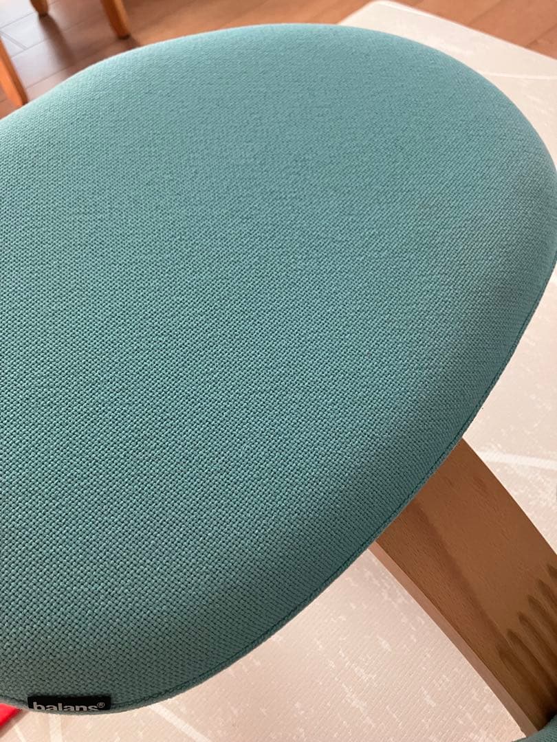 バランスチェア イージー 座椅子 アクアブルー