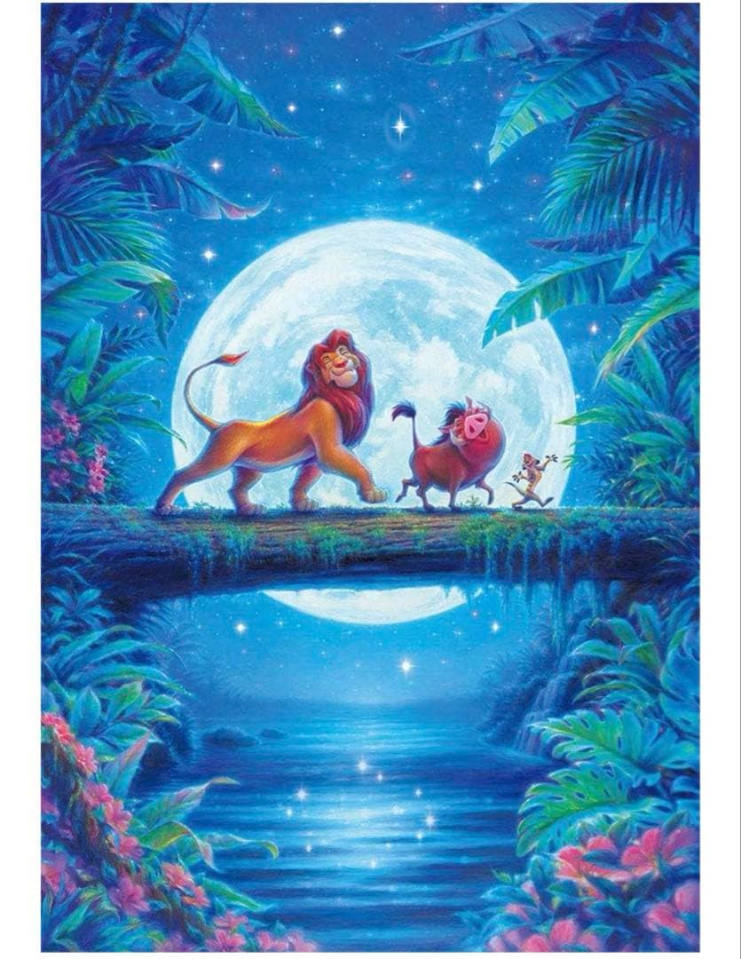 暗闇で光る⭐︎ライオンキング　パズル　1000ピース