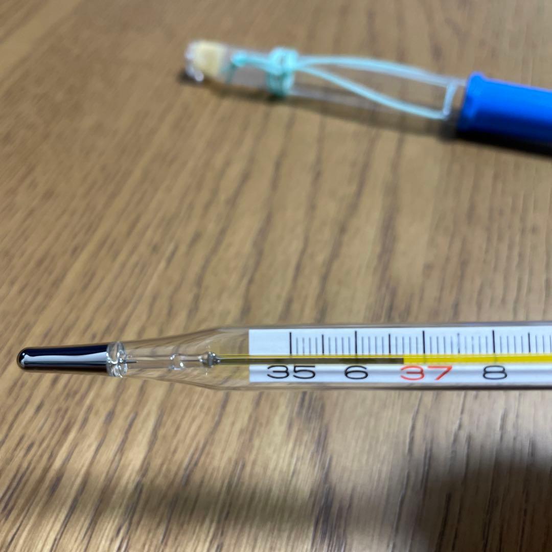 水銀体温計 東芝体温計 レトロ - メルカリ