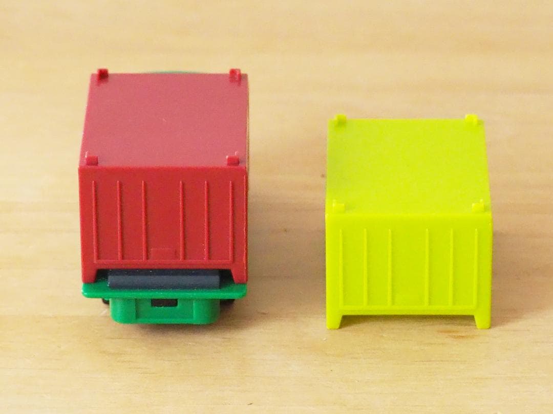 廃盤 プラロード モータートミカ☆コンテナトラック B/Oトミカ 動作