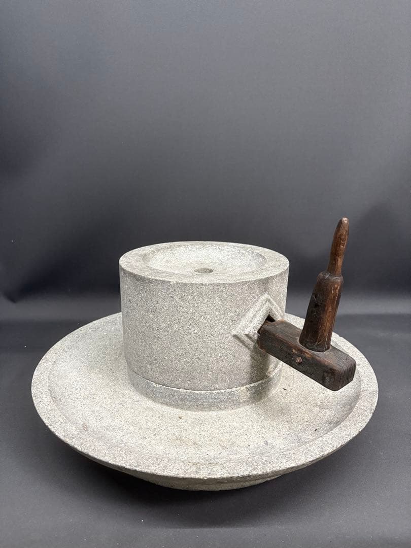 古民具　石臼　粉挽　蕎麦　茶道具