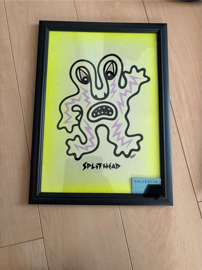 絵画 SPLIDHEAD PUSHEAD/ パスヘッド 細密な線画でスカルを描かせたら氏の右に出るもの