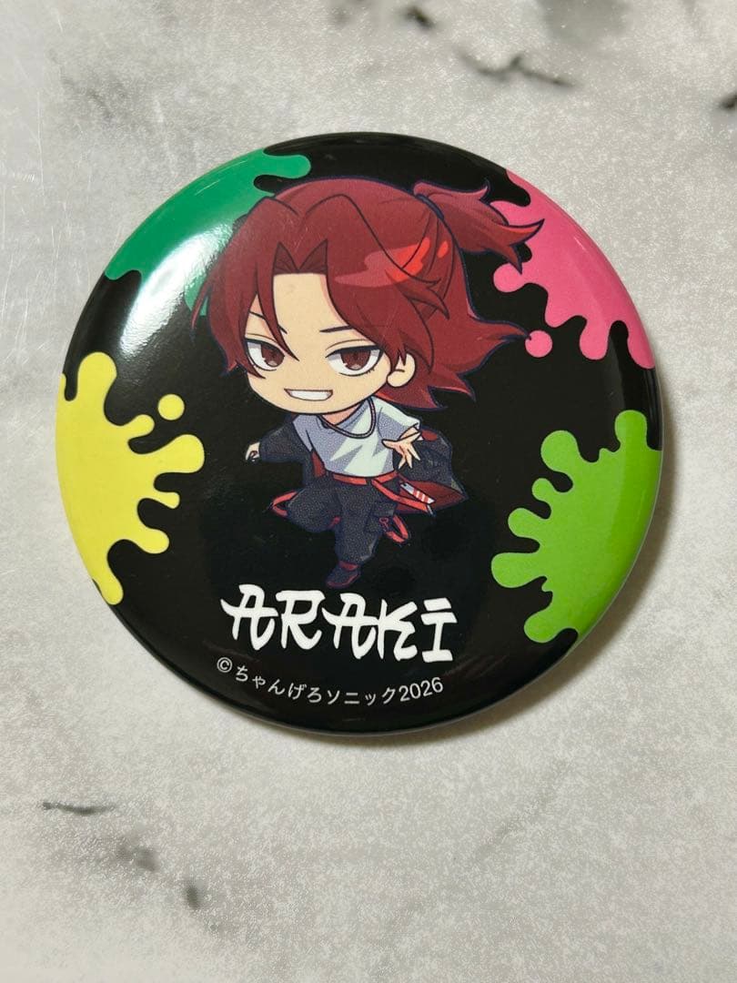 ちゃんげろソニック2026 缶バッジ ARAKI あらき - メルカリ