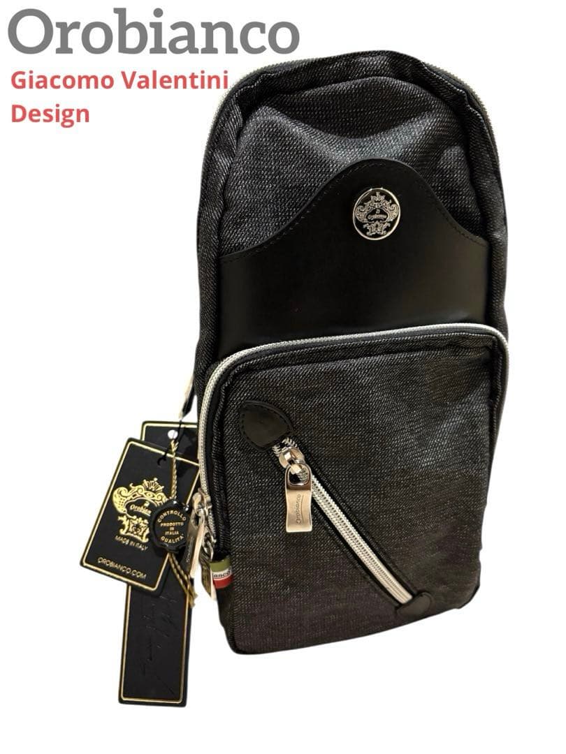 新品　限定完売品　Orobianco オロビアンコ ボディバッグ ショルダー 黒