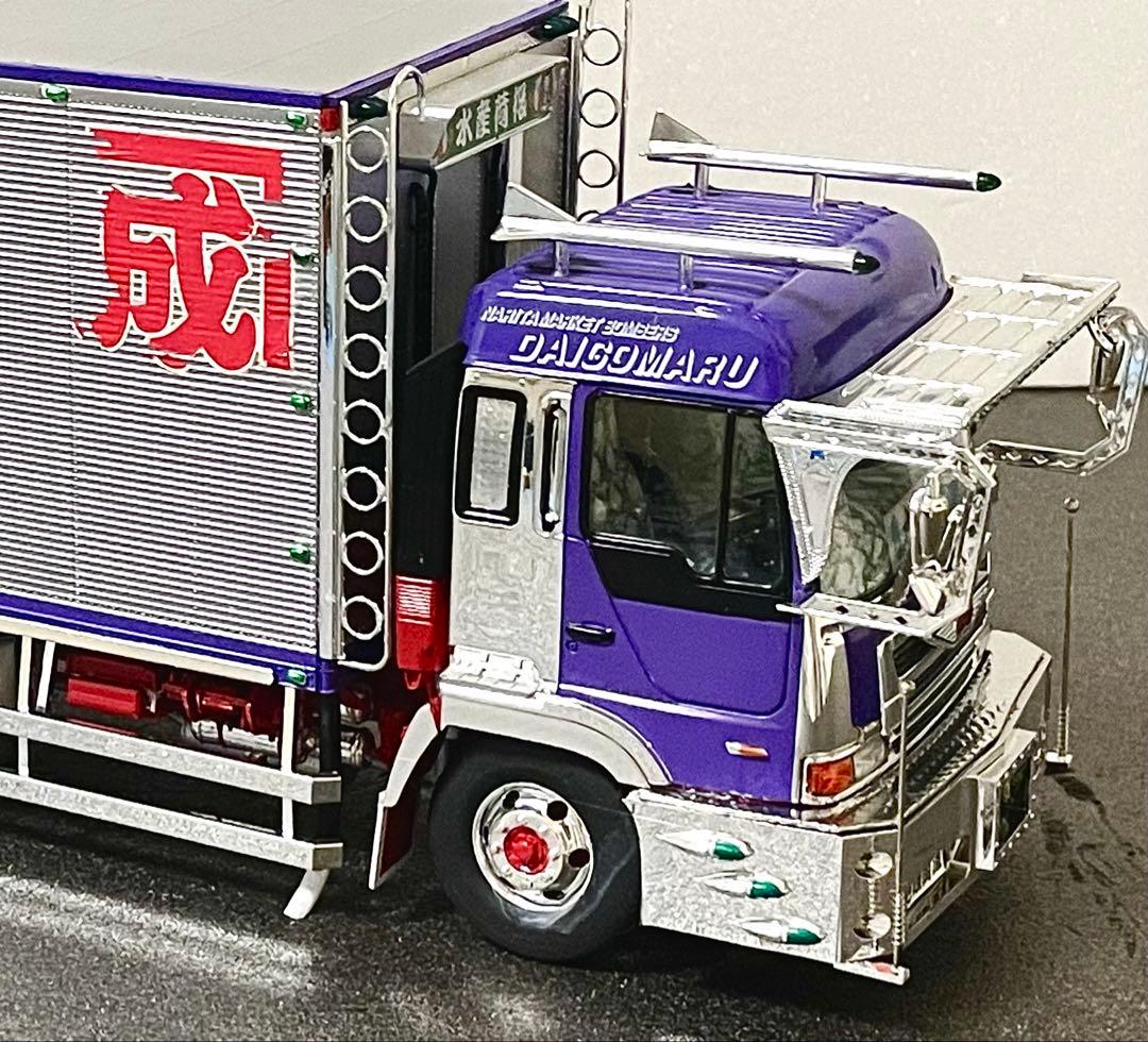 1/32 日野 プロフィア 大型デコトラプラモデル えさ屋 ヘビーフレイト