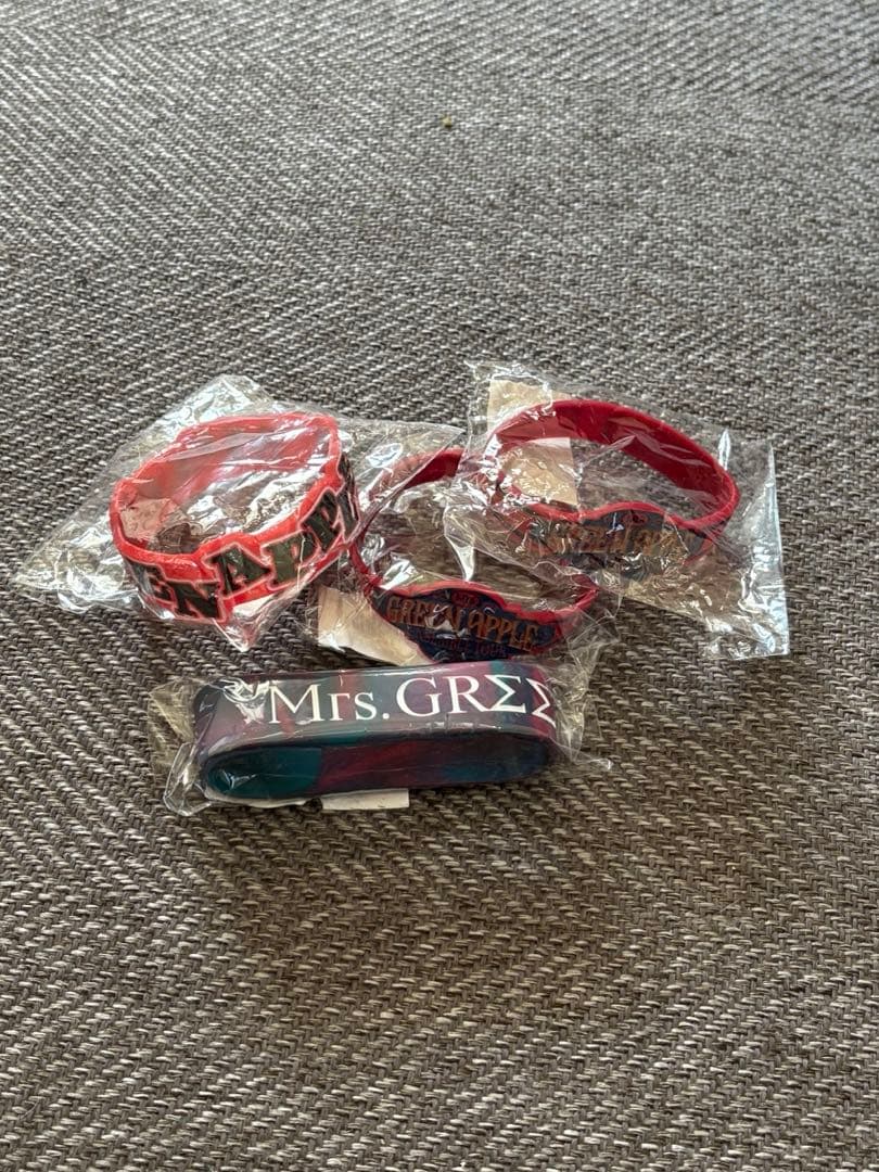 Mrs.GREEN APPLEラバーバンド 4個セット