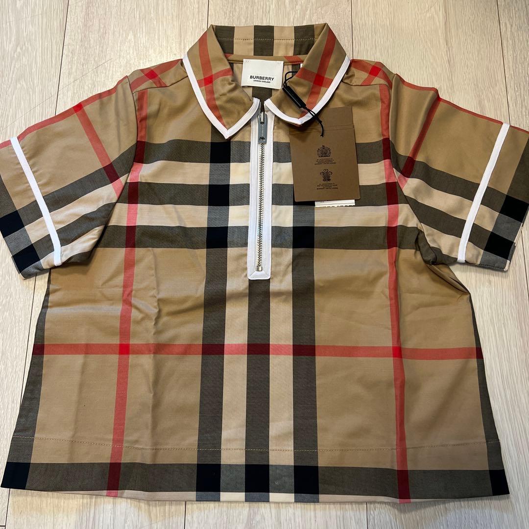 半袖チェックシャツ バーバリー キッズ 6Y 116cm 新品未使用 - メルカリ