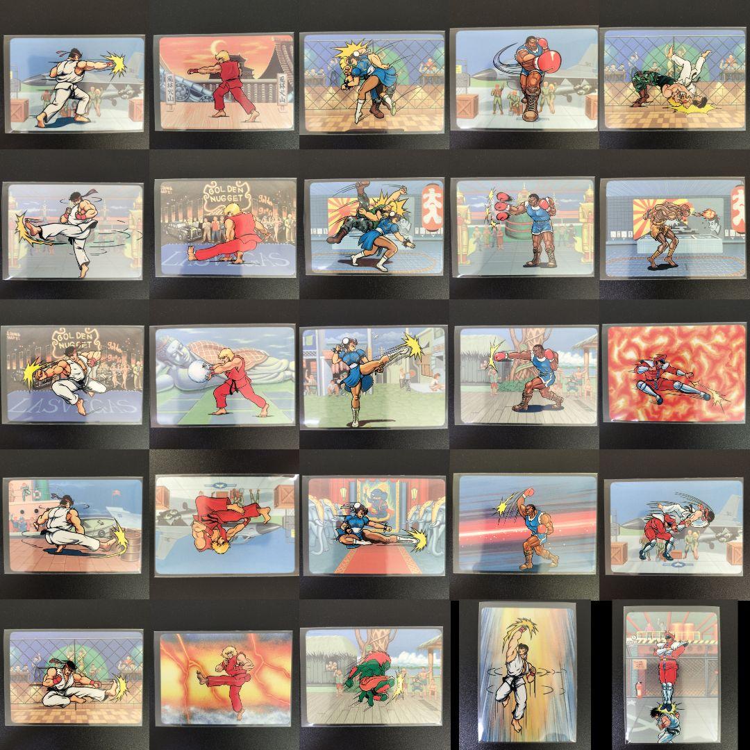 超希少 美品 25種 ストリートファイター カード