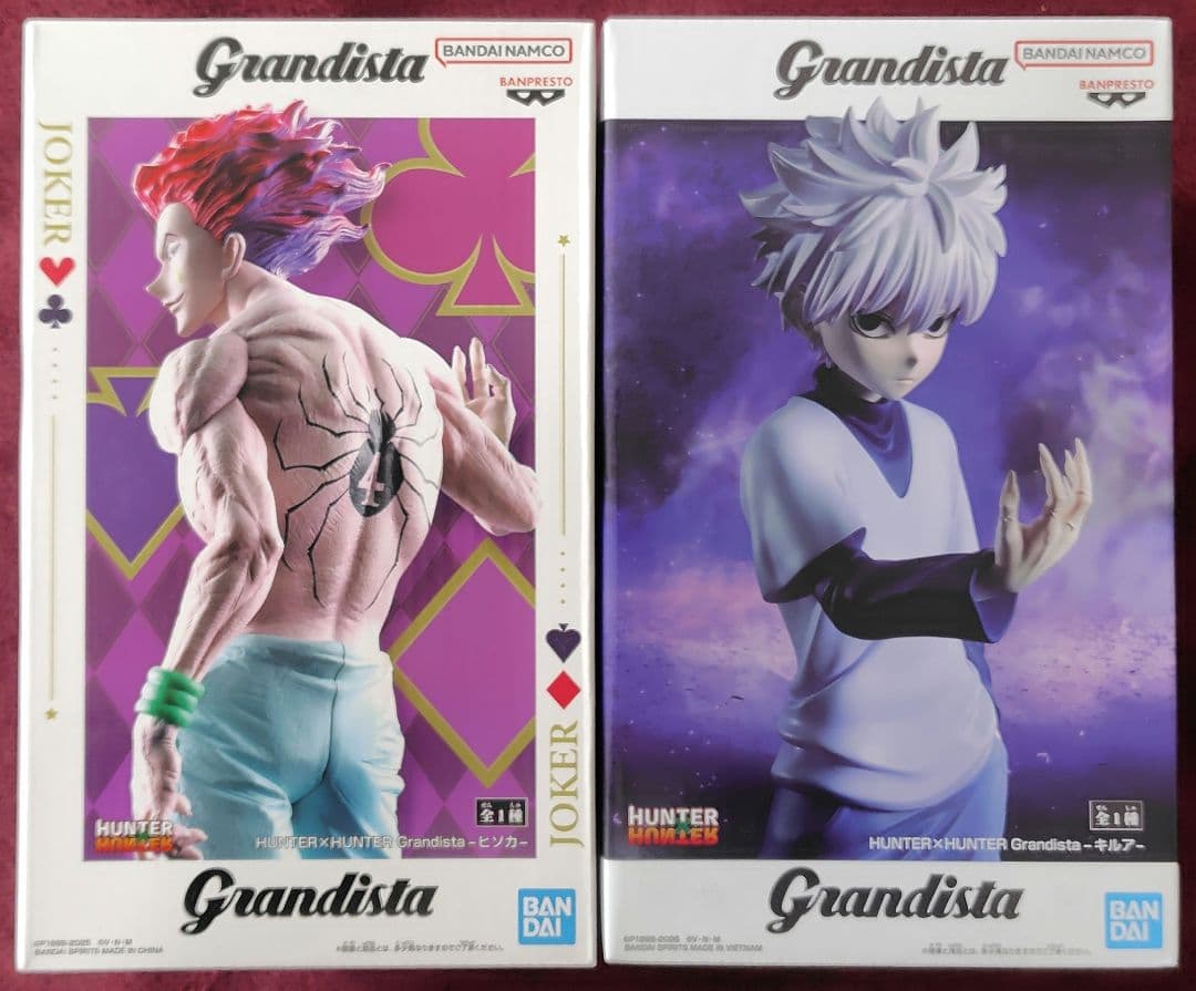 ハンターハンター、ヒソカ、キルア、フィギュア、Grandista、 ハンターハンター grandista フィギュア ヒソカ キルア クラピカ